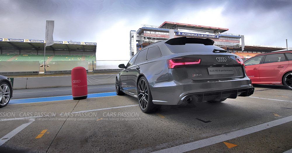 Essai Audi RS6 Avant Performance sur circuit 2016