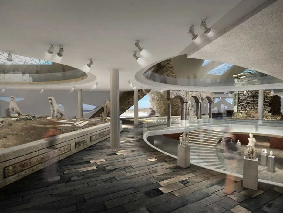 delos museum 13 back entrance stair 1 1