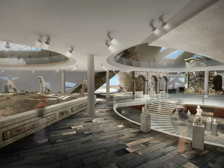 delos museum 13 back entrance stair 1 1
