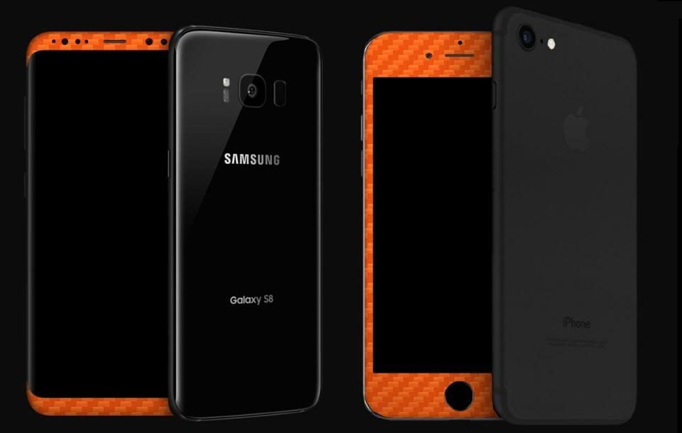 galaxy s8 vs iphone 7
