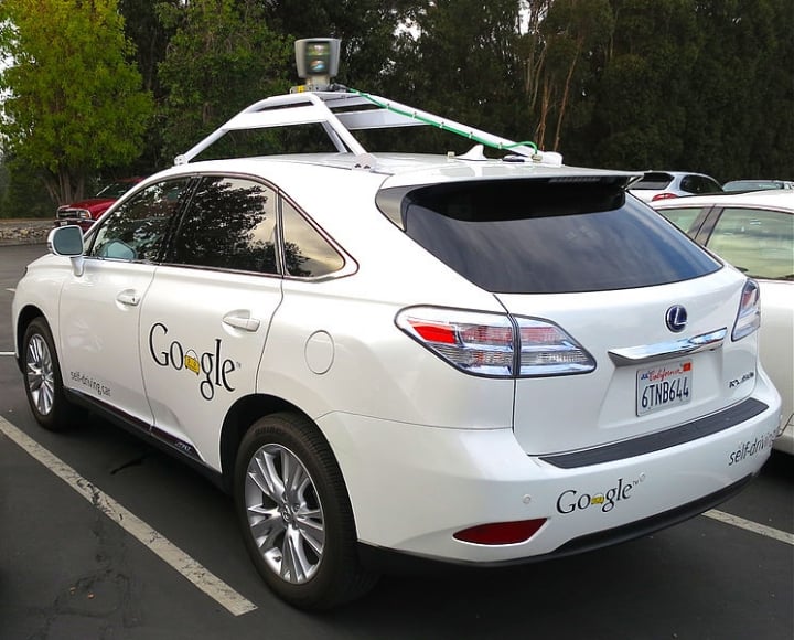 Googles Lexus RX 450h Self Driving Car