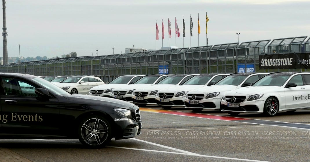 Mercedes-benz Driving Events avec Bridgestone
