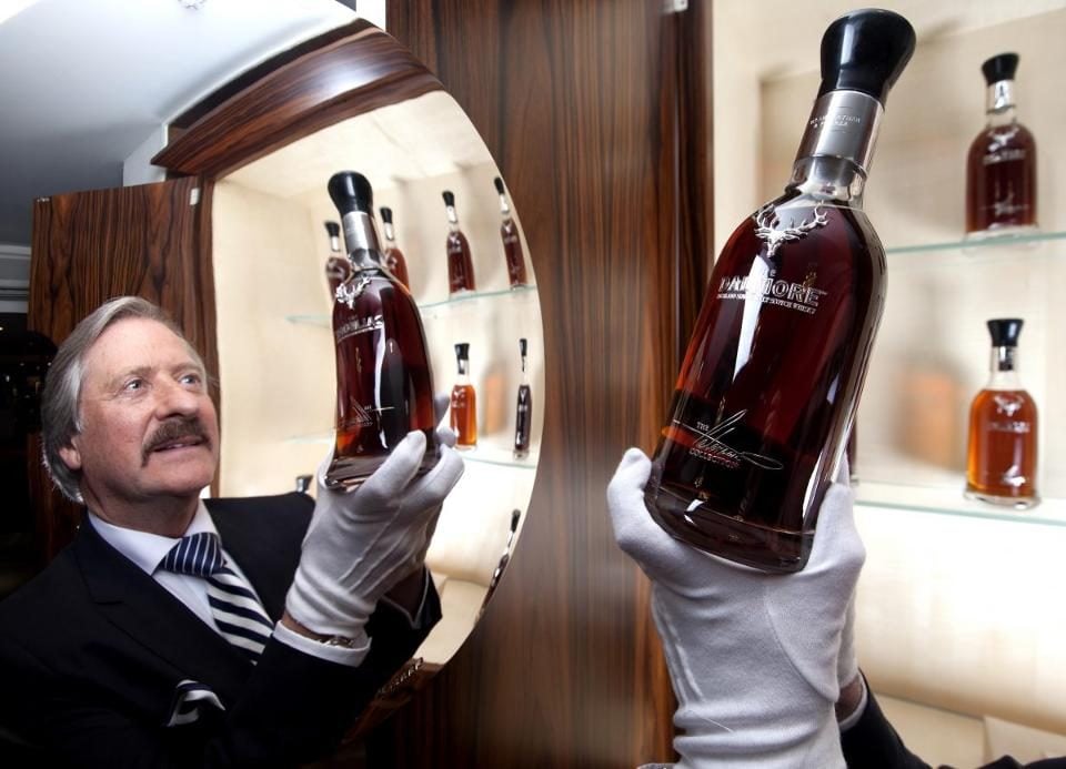 la plus chere collection de whisky