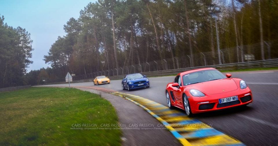 Porsche 718 cayman S direction le Mans exclusive drive