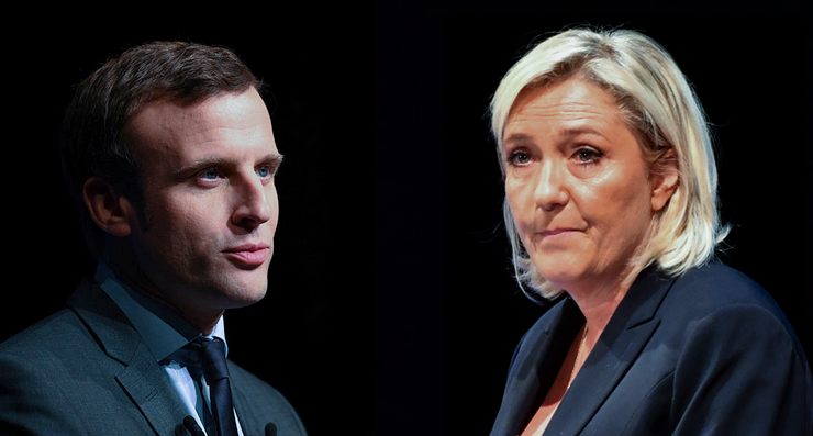 emmanuel macron marine le pen