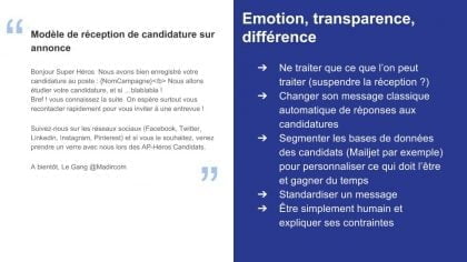 modele reception candidature