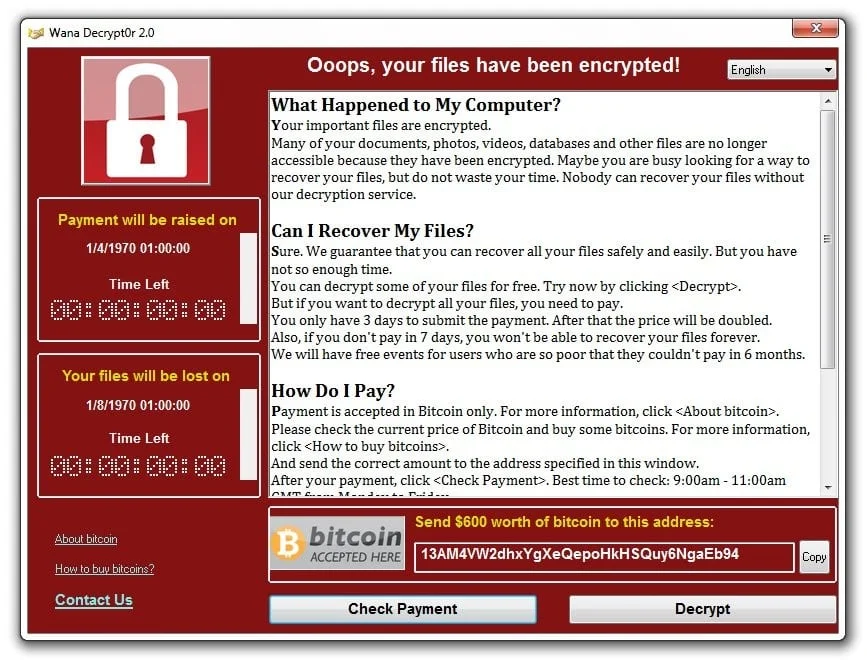 wannacry is back