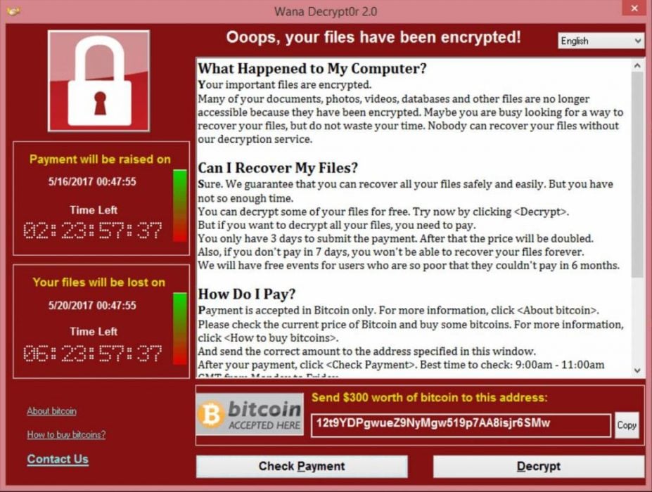 wannacry virus