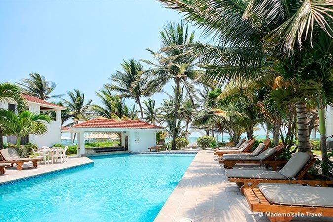 paradise villa piscine belize ambergris caye