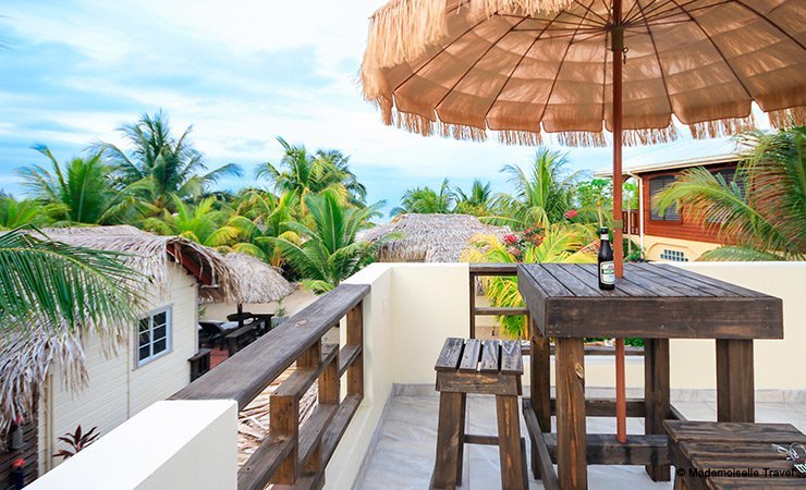 caribbean beach cabanas rooftop hotel placencia mademoiselle travel