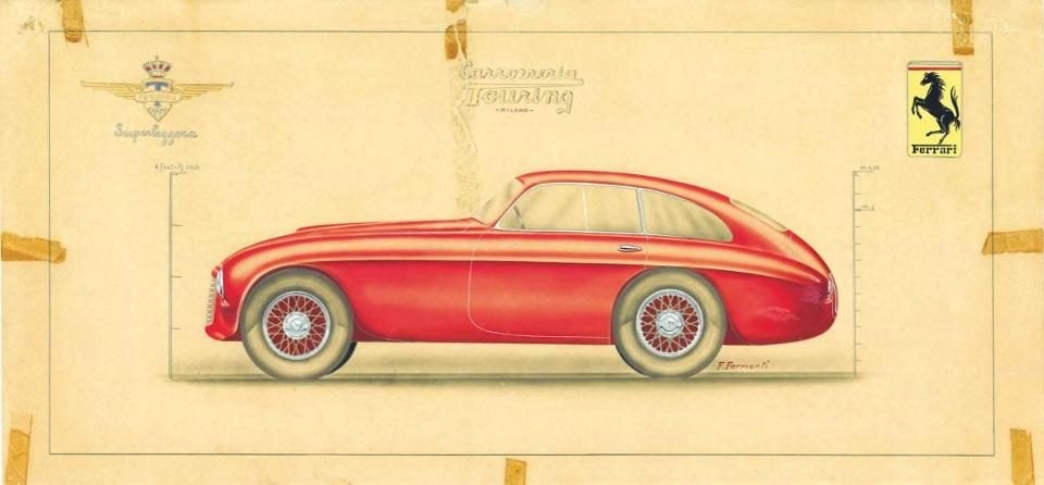 ferrari croquis credit musee ferrari