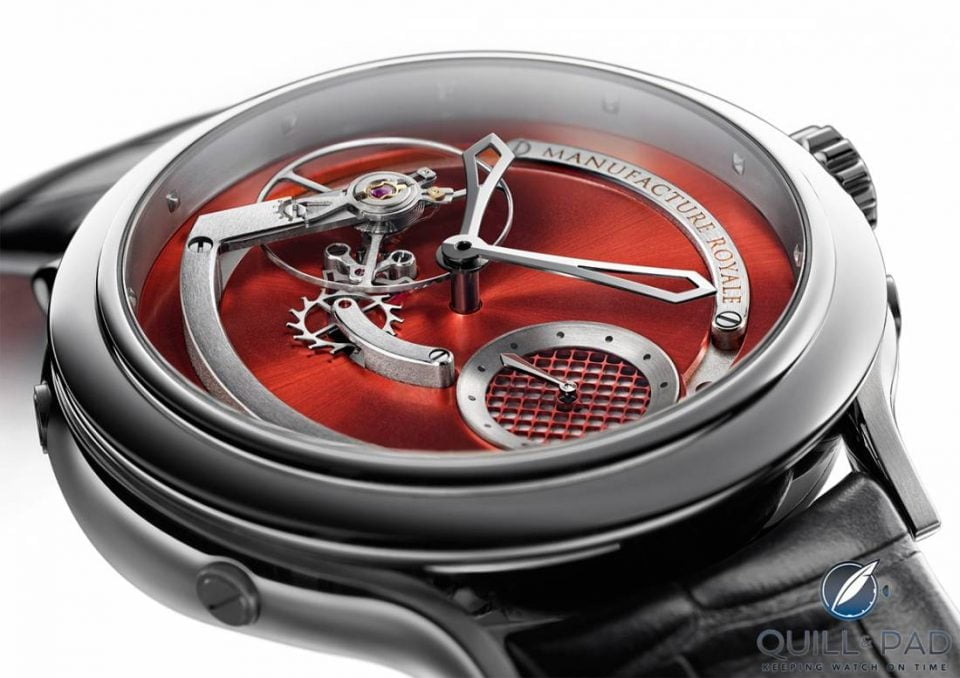 manufacture royale 1770 voltige red dial