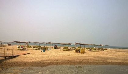la plage dashvem au nord de goa