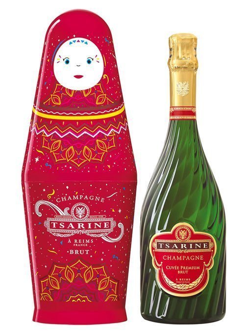 bouteille matriochka tsarine brut hd h12cm 1