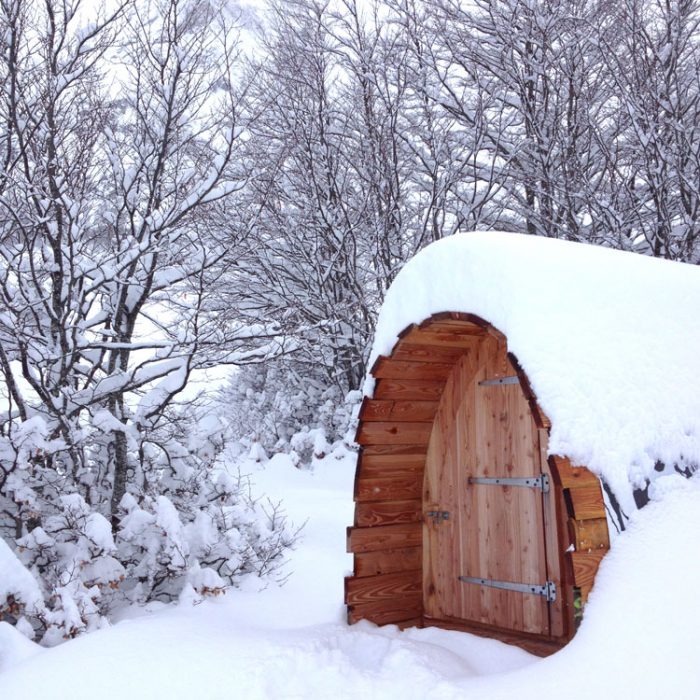 nuit en snow pod insolite