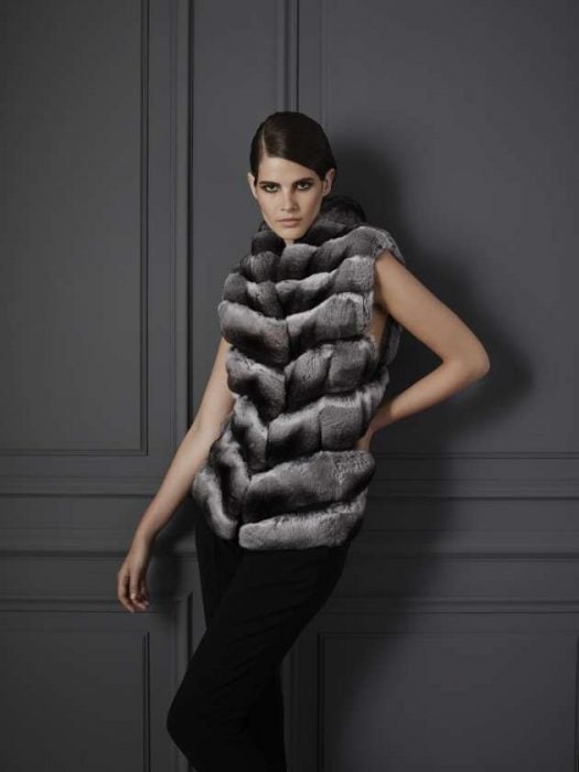 milady gilet chinchilla luxe net