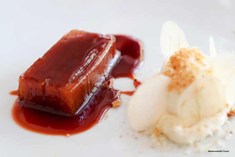 oustau baumaniere dessert mademoiselle travel