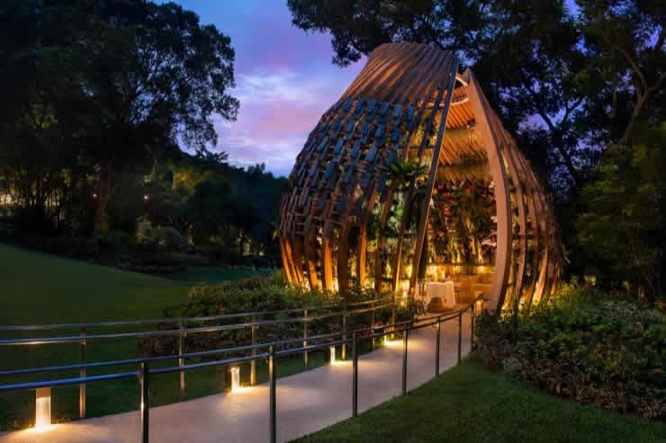 diner de fleurs architecture