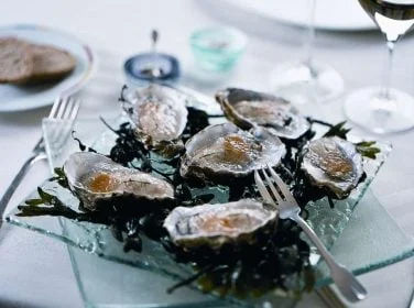 Gastronomie : Guy Savoy Au Firmament Des Chefs Étoilés 3 huitres en nage glacee c laurence mouton