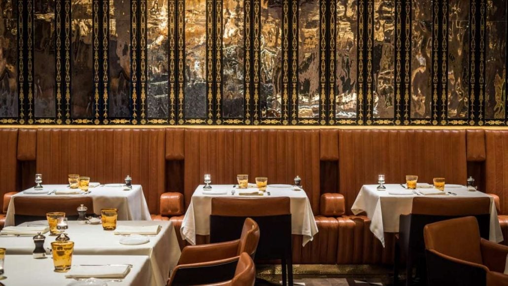 london the dorchester the grill night time panels landscape 1600x900