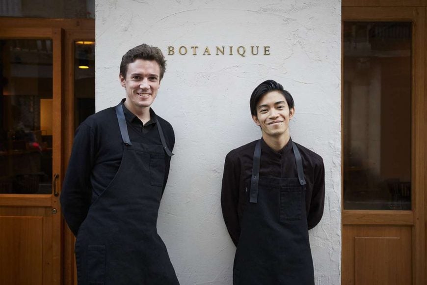 restaurant botanique paris chef japonais sugio yamagushi et son complice alexandre philippe plumevoyage plumevoyagemagazine dr
