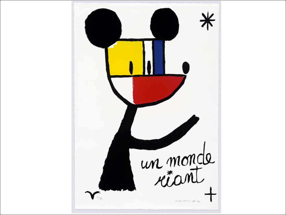 forbesun monde riant lithograph jcdc