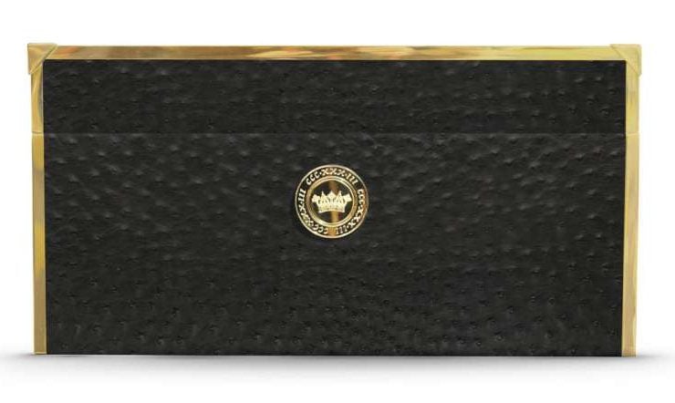 humidor ostrich large 1