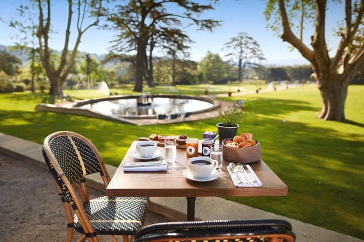 petit dejeuner au domaine de fontenille fond background