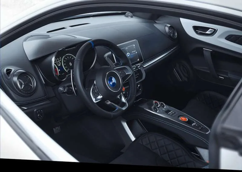 L'Alpine Est De Retour ! 3 lm alpine a110 4 la110 un interieur resolument sportif et confortable a la fois png