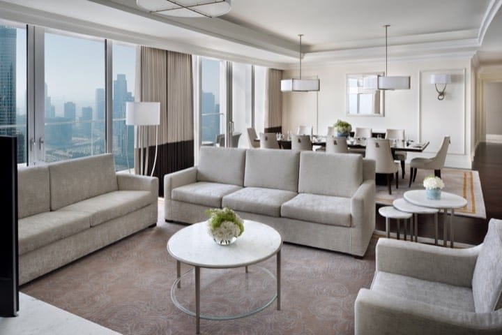 address boulevard residences 5 bedroom living room
