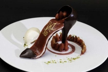 escarpin chcolat fraisejeanmichellorain
