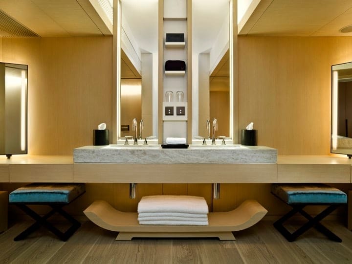 the upper house upper suite double vanity