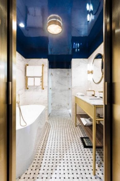 1379 junior suite blue bathroom