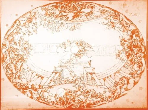 projet de la fresque de charles le brun le palais du soleil