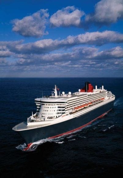 qm2 portside view