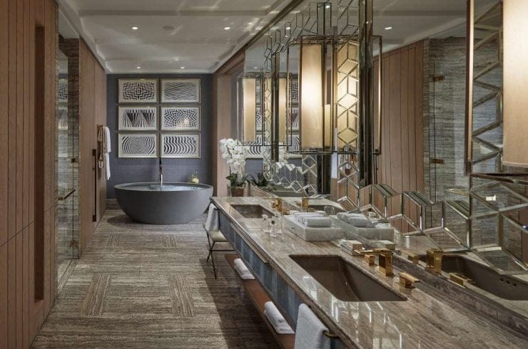 dubai suite junior sea view bathroom