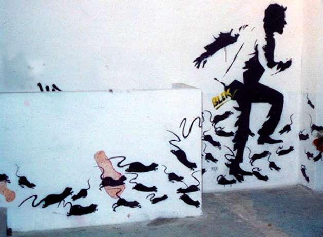 rat et street art