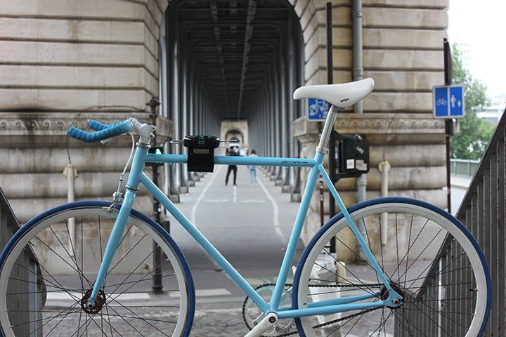 solution antivol connecté sur un vélo