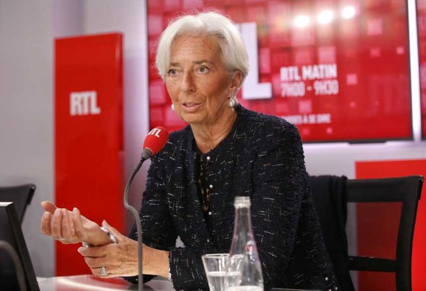 7799354193 christine lagarde dans les studios de rtl