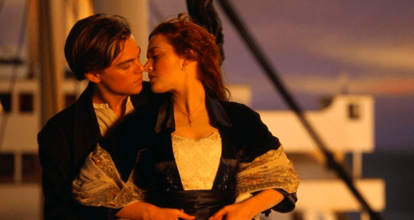Image du film Titanic avec l'acteur di Caprio