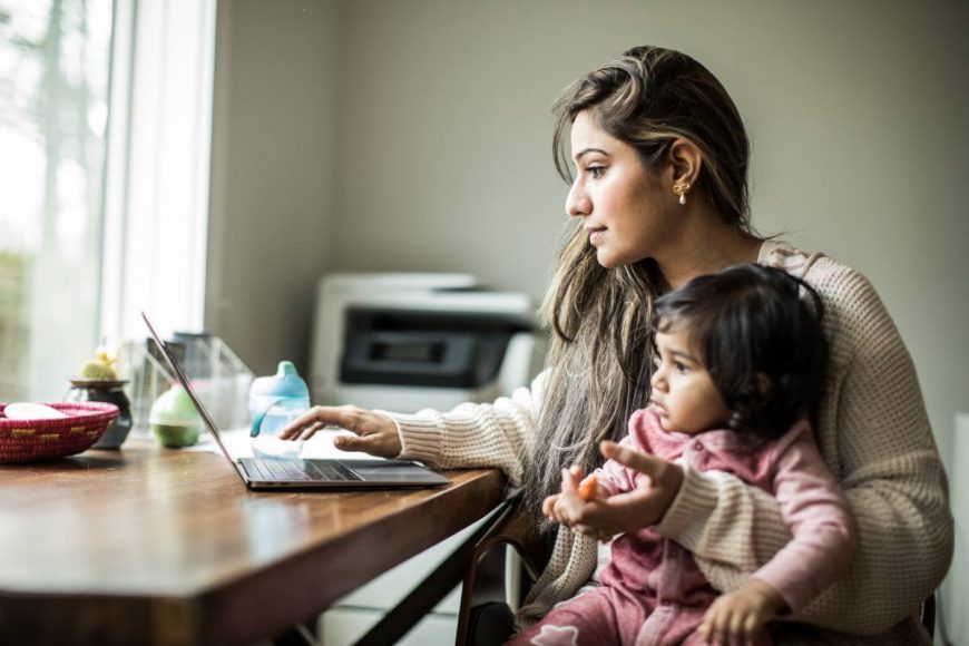 télétravail enfants