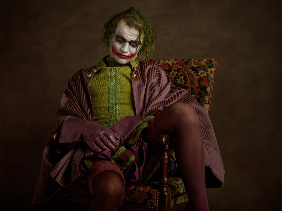 Serie Super Flemish - Portret van een grijnzende nar» * « Portrait d’un bouffon au sourire grimaçant. » - Sacha Goldberger