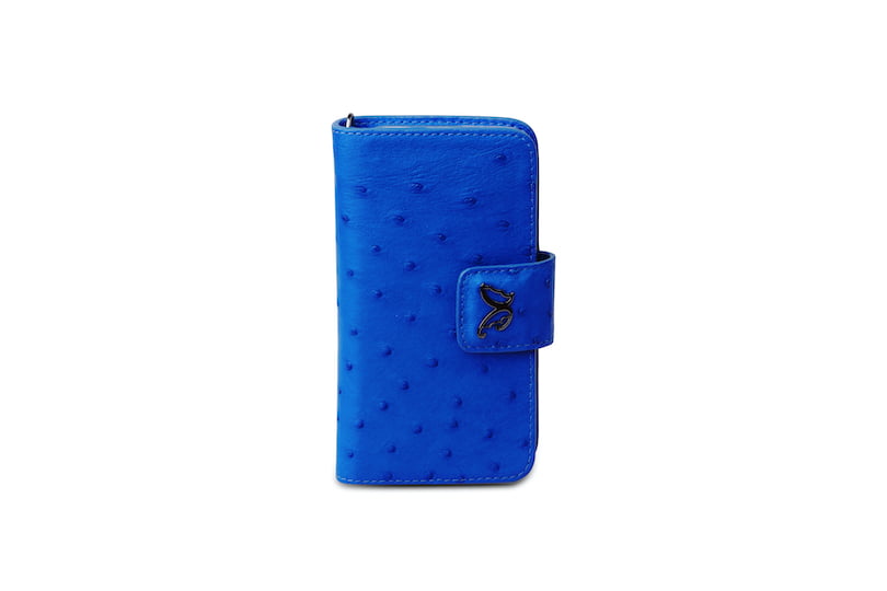 full phone case ostrich royal blue
