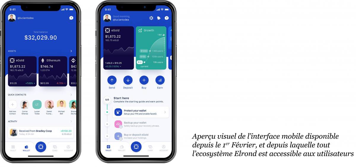 ui elrond mobile