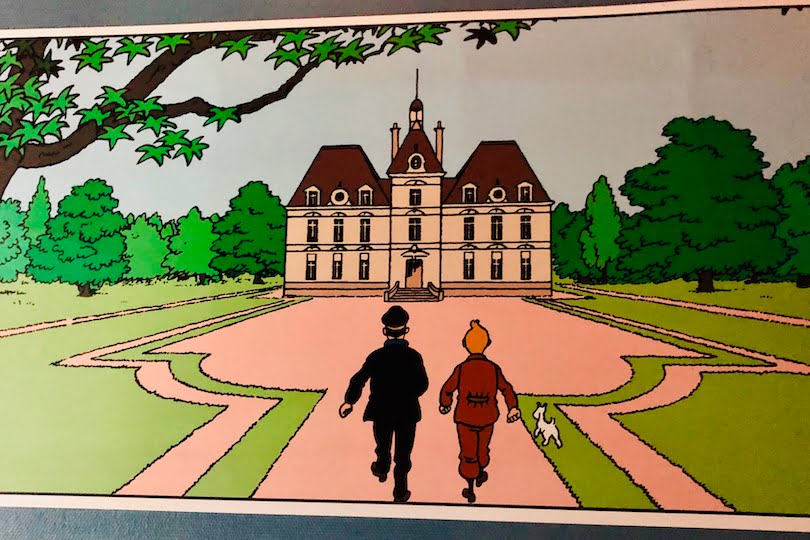le chateau de moulinsart inspire par celui de cheverny