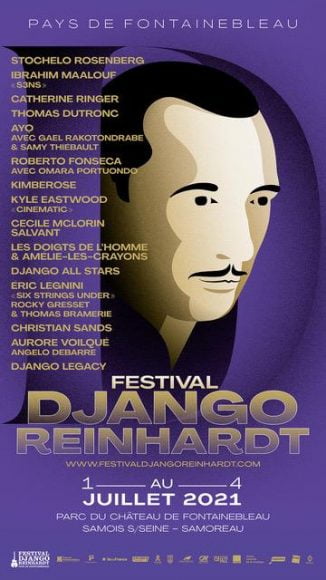 affiche Festival Django Reinhardt 