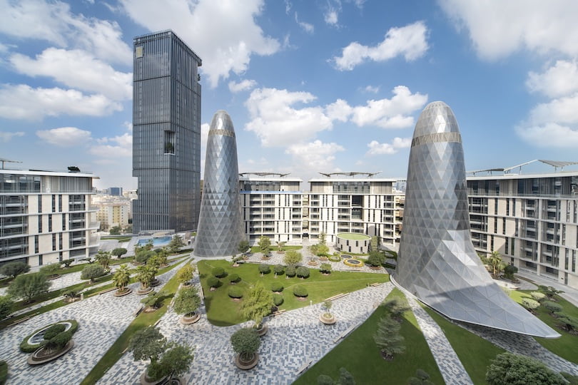 banyan tree doha exterior day shot