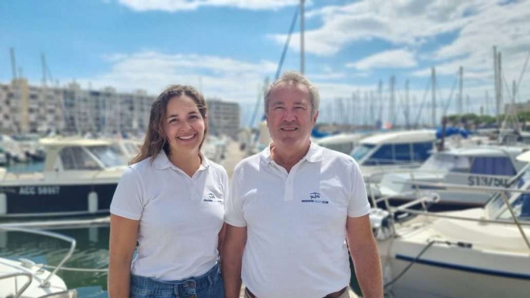 Chloé Galmes et Patrick Escoffier - Freedom Boat Club