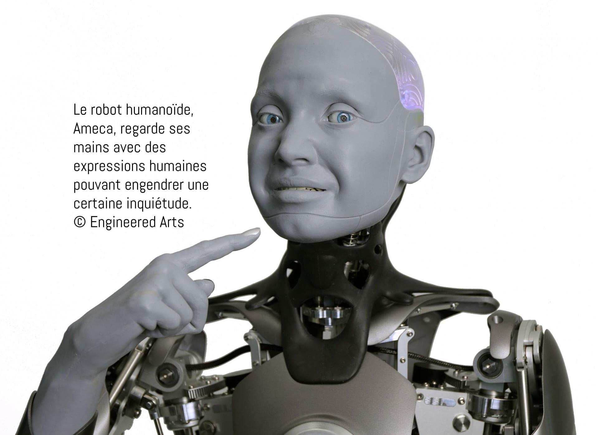 Le robot Ameca ou l'hyperréalisme facial - Sciences et Avenir