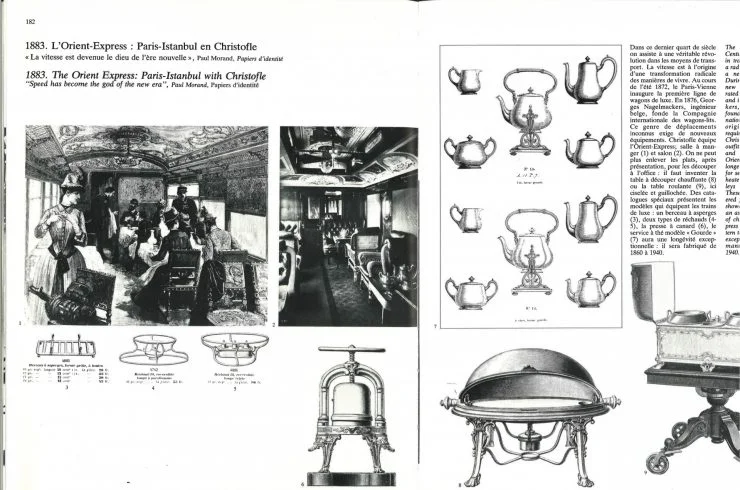Il était une fois la maison Christofle, fleuron des arts de la table 4 christofle dans lorient express